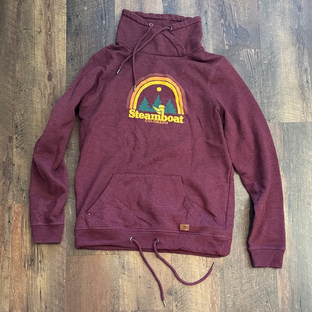 Steamboat Colorado Maroon Sweatshirt